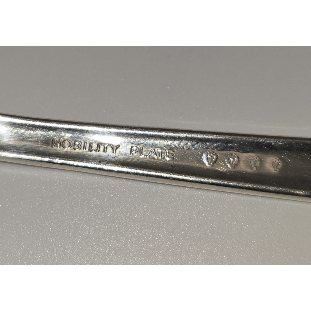 Vintage 1937 Oneida Nobility Plate Caprice Silverplate Dinner Forks Set 6-939 - Picture 5 of 5